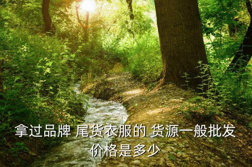 拿過(guò)品牌 尾貨衣服的 貨源一般批發(fā)價(jià)格是多少