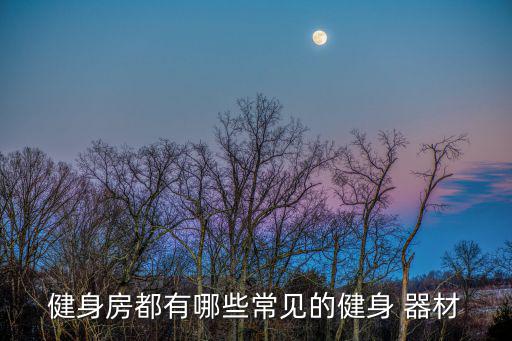 健身房都有哪些常見(jiàn)的健身 器材