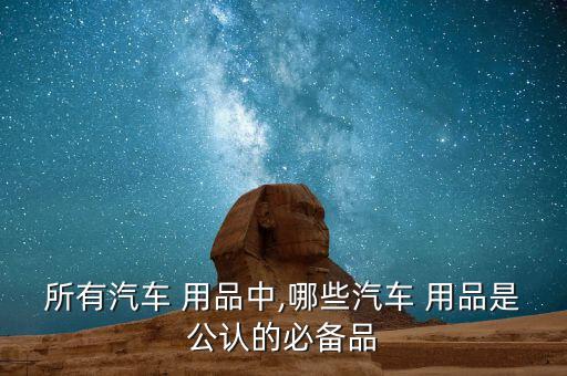 所有汽車 用品中,哪些汽車 用品是公認的必備品