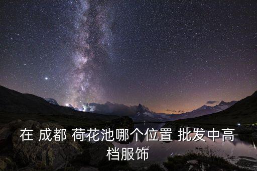 在 成都 荷花池哪個(gè)位置 批發(fā)中高檔服飾