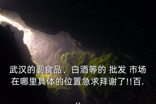 漢口運動批發(fā)市場,中國北方最大市場游人多最可能發(fā)生貨物走私