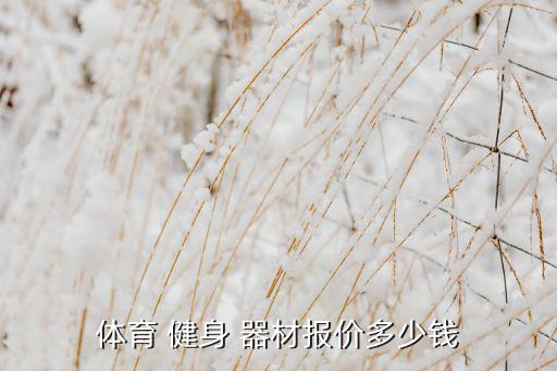 體育 健身 器材報價多少錢