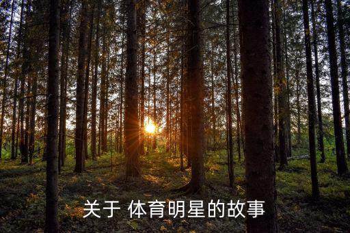 關(guān)于 體育明星的故事