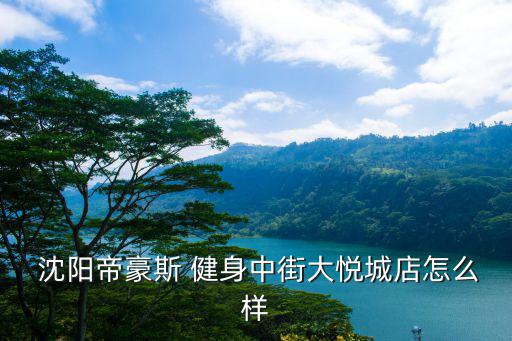  沈陽帝豪斯 健身中街大悅城店怎么樣