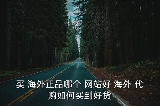 買 海外正品哪個 網(wǎng)站好 海外 代購如何買到好貨