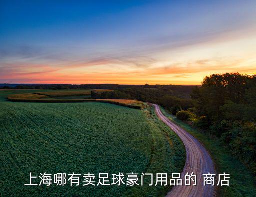 上海哪有賣足球豪門用品的 商店