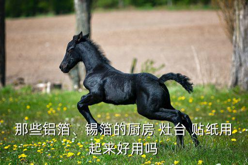 那些鋁箔、錫箔的廚房 灶臺 貼紙用起來好用嗎