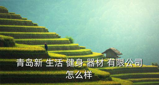 青島新 生活 健身 器材 有限公司怎么樣