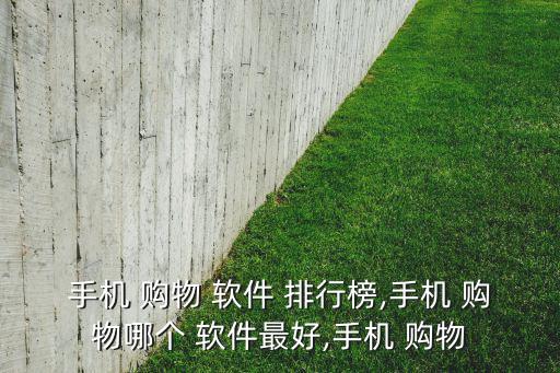手機 購物 軟件 排行榜,手機 購物哪個 軟件最好,手機 購物