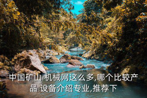 中國礦山 機械網(wǎng)這么多,哪個比較產(chǎn)品 設備介紹專業(yè),推薦下