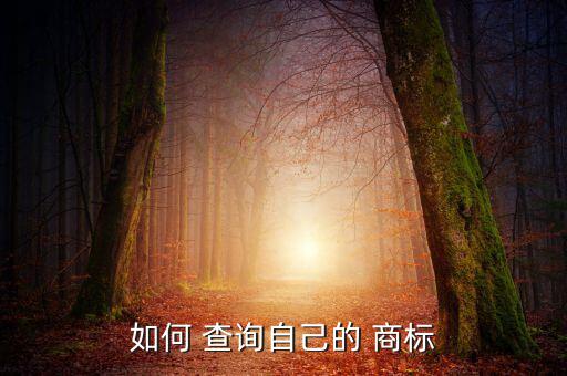 如何 查詢自己的 商標