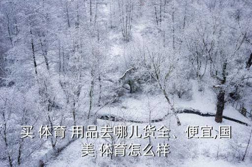 買 體育 用品去哪兒貨全、便宜,國美 體育怎么樣