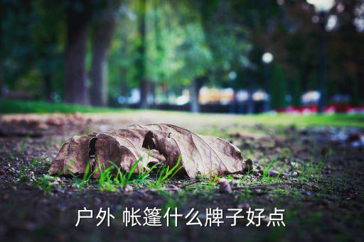 戶外 帳篷什么牌子好點