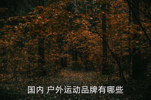 國內(nèi) 戶外運動品牌有哪些