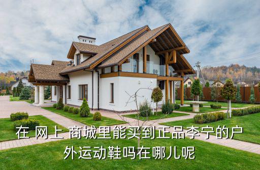 在 網(wǎng)上 商城里能買到正品李寧的戶外運(yùn)動鞋嗎在哪兒呢