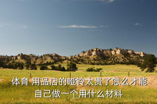  體育 用品店的啞鈴太貴了怎么才能自己做一個(gè)用什么材料