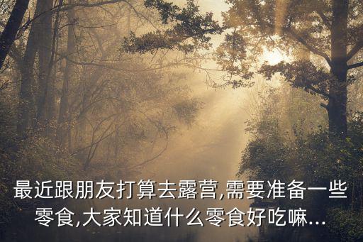 野營需要準(zhǔn)備的食品有什么,野營需要什么?