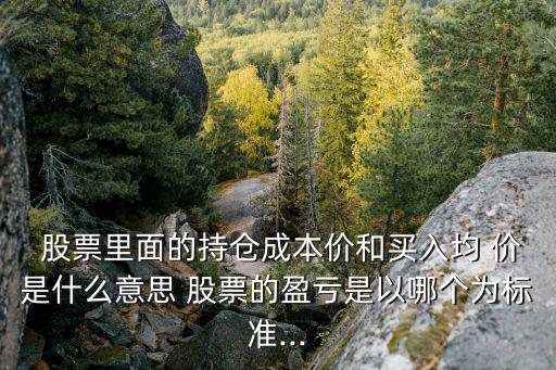 股票均價是什么意思,股票成本價和股票興衰無關(guān)系