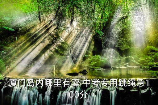 廈門(mén)島內(nèi)哪里有賣(mài) 中考專(zhuān)用跳繩急100分
