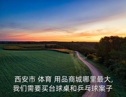  西安市 體育 用品商城哪里最大,我們需要買臺球桌和乒乓球案子