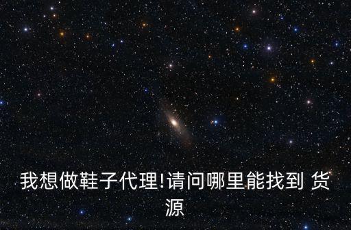 我想做鞋子代理!請(qǐng)問(wèn)哪里能找到 貨源