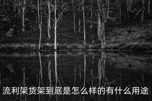 流利架貨架到底是怎么樣的有什么用途