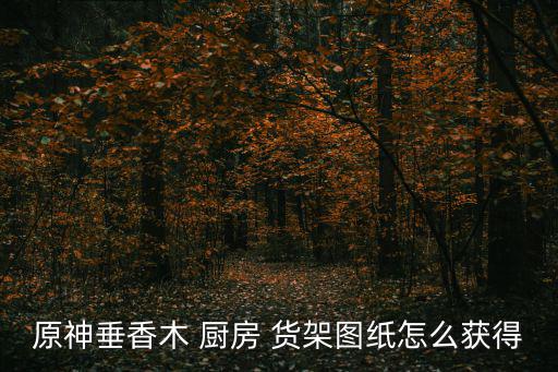 原神垂香木 廚房 貨架圖紙?jiān)趺传@得