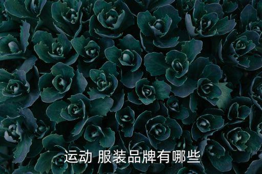品牌運動服裝有哪些牌子男裝,國內(nèi)有哪些品牌哦!