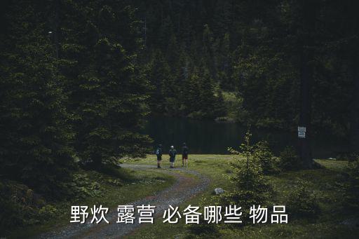 野炊 露營(yíng) 必備哪些 物品