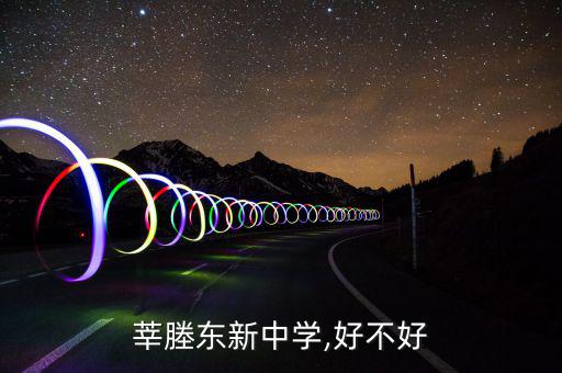 莘塍東新中學,好不好