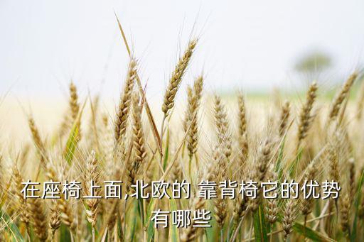 在座椅上面,北歐的 靠背椅它的優(yōu)勢(shì)有哪些
