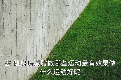 減肥去健身房應(yīng)該練什么,堅持運動和慢跑有助預(yù)防肥胖