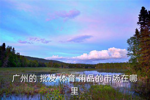 廣州的 批發(fā) 體育 用品的市場在哪里