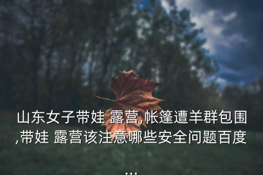 帶孩子野外露營(yíng)注意事項(xiàng),野外露營(yíng)需注意哪些事項(xiàng)?