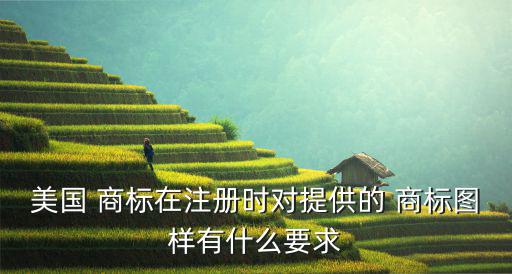美國(guó) 商標(biāo)在注冊(cè)時(shí)對(duì)提供的 商標(biāo)圖樣有什么要求