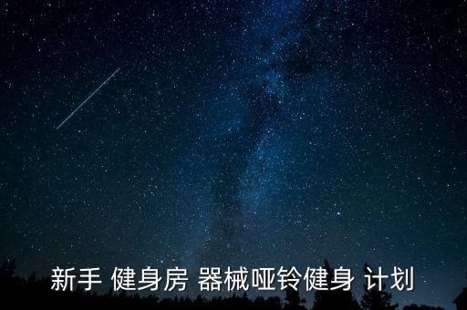 健身房器械訓練計劃,有氧運動瘦身操你可以做什么運動?