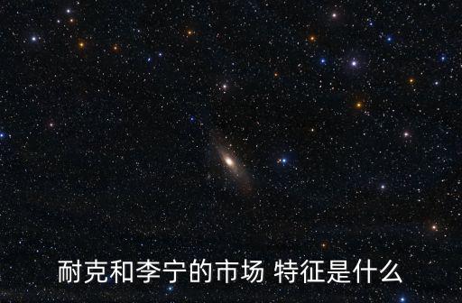 耐克和李寧的市場(chǎng) 特征是什么