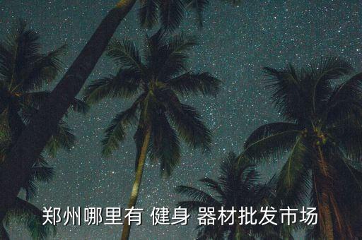 鄭州哪里有 健身 器材批發(fā)市場(chǎng)