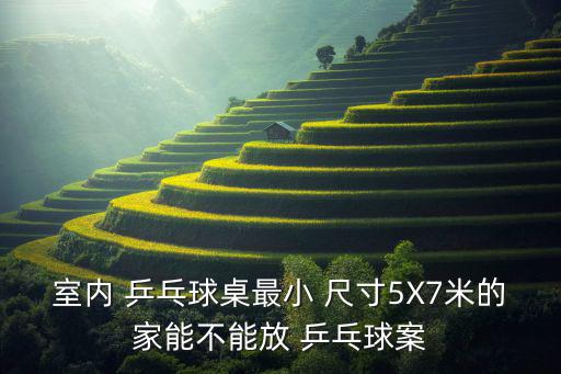 室內(nèi) 乒乓球桌最小 尺寸5X7米的家能不能放 乒乓球案