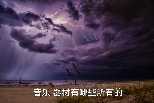  音樂 器材有哪些所有的