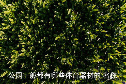 運(yùn)動器械名稱及圖片,四大健身器材助你保持身心活躍