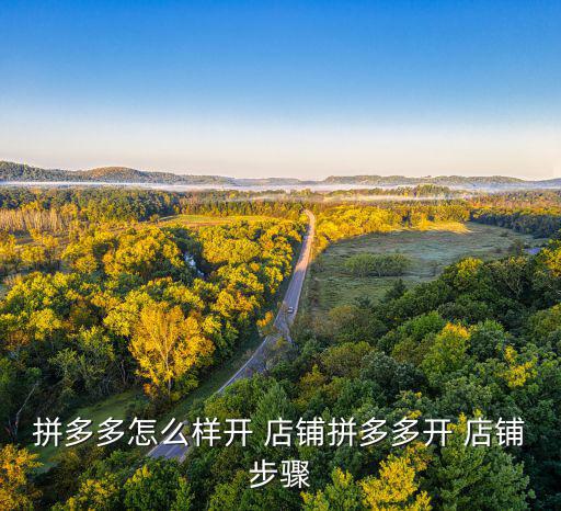 拼多多怎么樣開(kāi) 店鋪拼多多開(kāi) 店鋪步驟