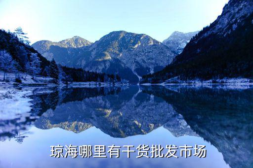 瓊海哪里有體育用品賣,干貨批發(fā)市場有何亮點(diǎn)?
