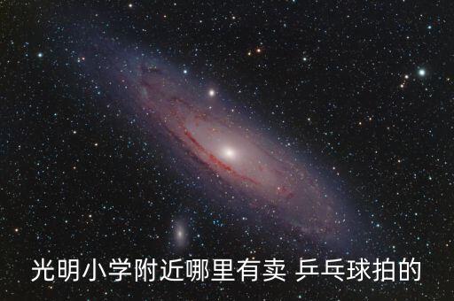 光明小學(xué)附近哪里有賣 乒乓球拍的