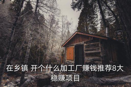 在鄉(xiāng)鎮(zhèn) 開個什么加工廠賺錢推薦8大穩(wěn)賺項目