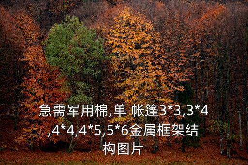急需軍用棉,單 帳篷3*3,3*4,4*4,4*5,5*6金屬框架結(jié)構(gòu)圖片