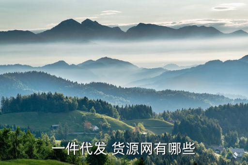 一件代發(fā) 貨源網有哪些