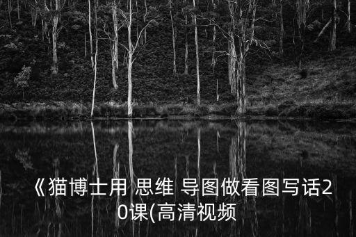 《貓博士用 思維 導(dǎo)圖做看圖寫話20課(高清視頻