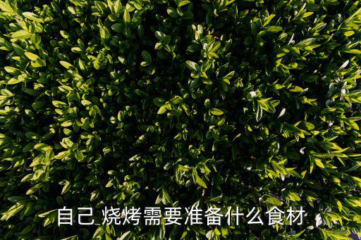 自助燒烤采購(gòu)清單