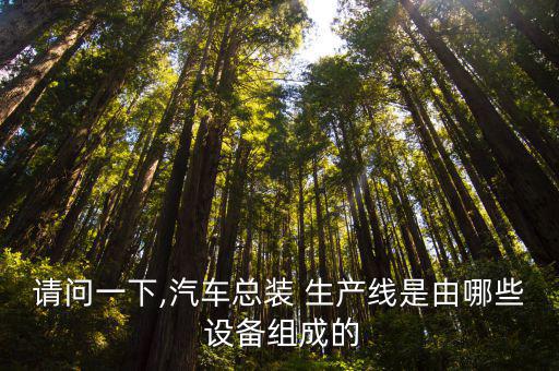 請(qǐng)問(wèn)一下,汽車總裝 生產(chǎn)線是由哪些 設(shè)備組成的